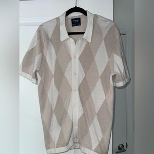 Abercrombie and Fitch men’s sweater polo. Size small